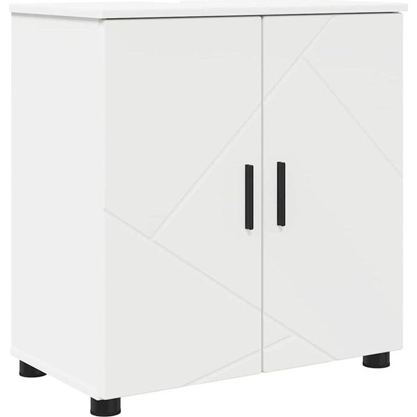 Syfax™ Mobile Da Bagno Con Archiviazione Bianco 61 X 35 X 64 Cm-image