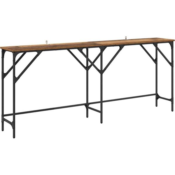 Syfax™ Tavolo Consolle Legno Vecchio 180 X 30 X 75 Cm-image