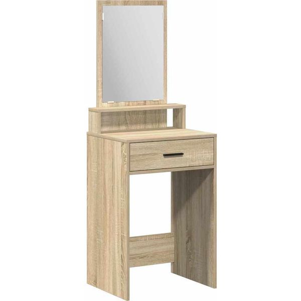 Syfax™ Tavolo Da Trucco Con Cassetto Rovere Sonoma 50 X 41 X 140 Cm-image