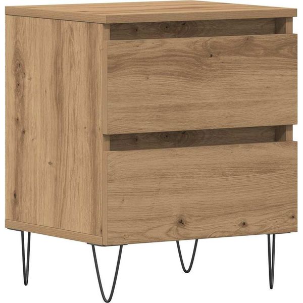 Syfax™ Armadio Da Notte Rovere Artigianale 40 X 35 X 50 Cm-image