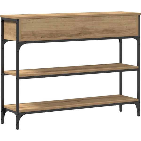 Syfax™ Tavolo Consolle Rovere Artigianale 72.5 X 25 X 75 Cm-image