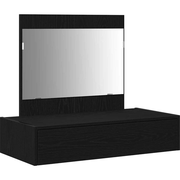 Syfax™ Tavolo Da Trucco Nero 83 X 40 X 70 Cm Legno Multistrato-image