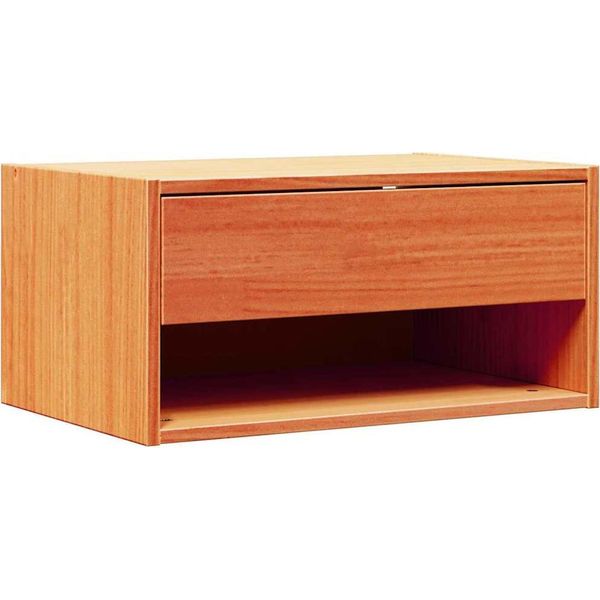 Syfax™ Comodino Con Cassetto Marrone Cerato 50 X 32,5 X 24 Cm-image