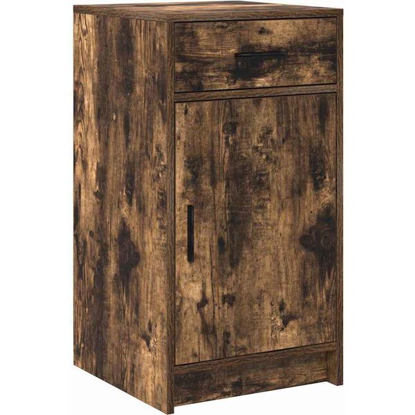 Syfax™ Credenza Rovere Fumé 40 X 40.5 X 75 Cm Legno Multistrato-image