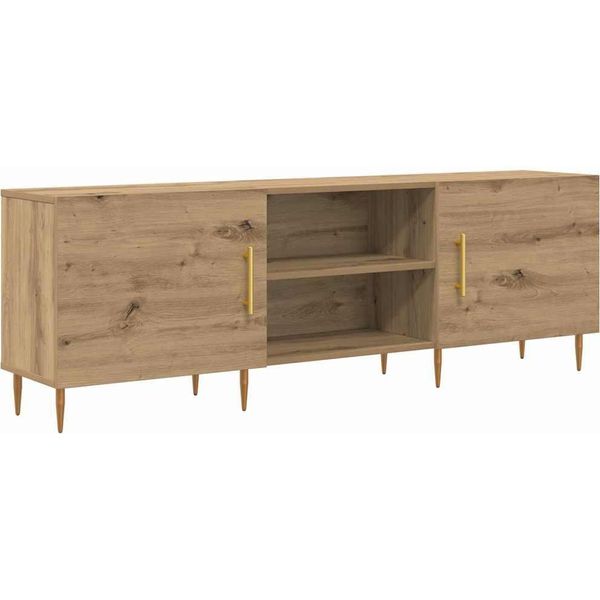 Syfax™ Mobile Tv Rovere Artigianale 150 X 30 X 50 Cm Legno Multistrato-image