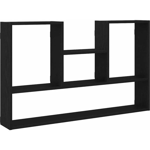 Syfax™ Mensola A Muro Rovere Nero 99X15X60 Cm In Truciolato-image