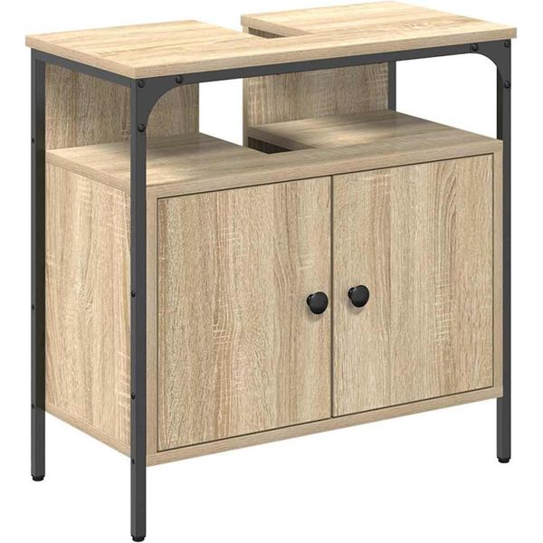 Syfax™ Mobile Da Bagno Beige 60 X 30 X 60 Cm Legno Multistrato-image