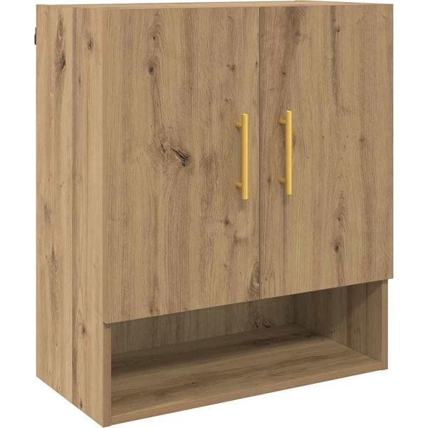 Syfax™ Armadietto A Muro Rovere Artigianale 60 X 31 X 70 Cm-image