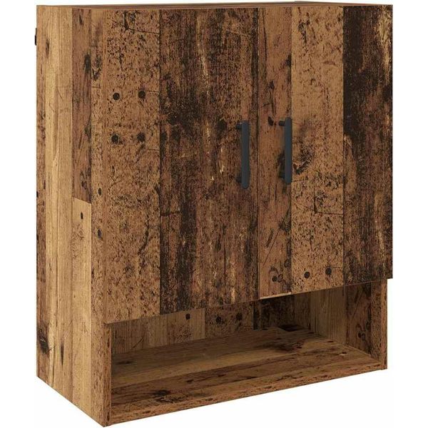 Syfax™ Mobiletto A Muro Legno Vecchio 60 X 31 X 70 Cm-image