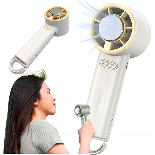 Ventilatore Da Tavolo Portatile, Pieghevole, Senza Fili, Potente, Usb-image