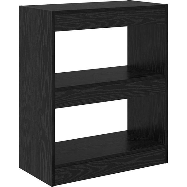 Syfax™ Armadio Per Libri Rovere Nero 60 X 30 X 72 Cm Legno Multistrato-image