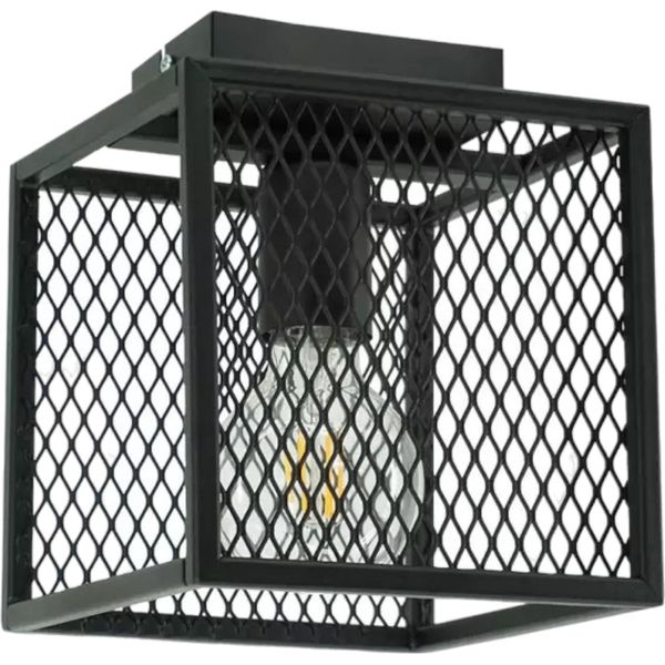 Lampada A Sospensione Moderna Loft Horus Plus 2891/Z-B-1 In Metallo Nero E27 Ip 20-image