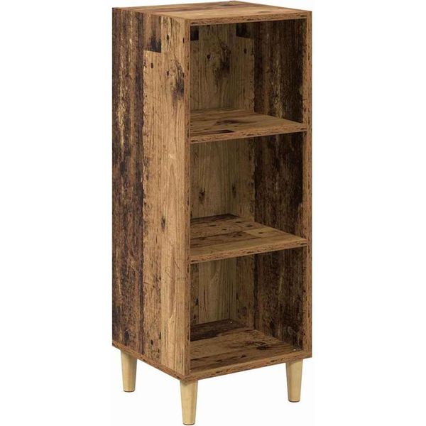 Syfax™ Credenza Legno Vecchio 34,5 X 32,5 X 90 Cm Legno Multistrato-image