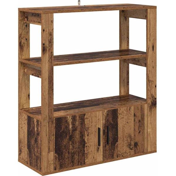 Syfax™ Credenza Legno Vecchio 30 X 80 X 90 Cm Legno Multistrato-image