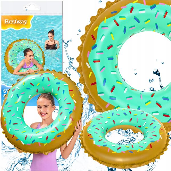 Ciambella Gonfiabile Per Bambini 90 Cm Anello Bestway-image