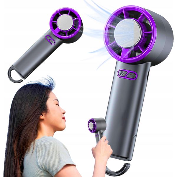 Ventilatore Da Tavolo Portatile, Pieghevole, Senza Fili, Potente, Usb-image
