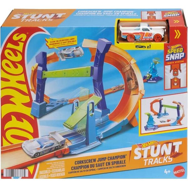 Hot Wheels JLM91, Set Di Veicoli E Piste, 4 Anni, Plastica, Multicolore-image