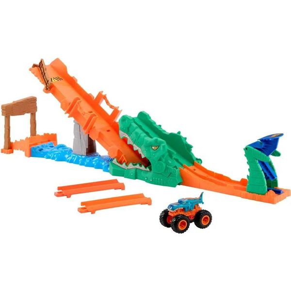 Hot Wheels Monster Trucks JJN45, Set Di Veicoli E Piste, 4 Anni, Plastica, Metallo, Multicolore-image