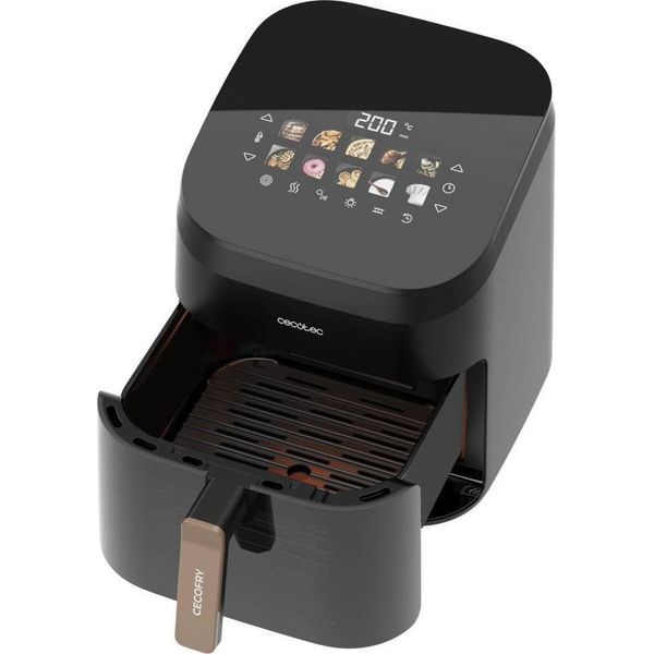 Cecotec Cecofry&Grill Smokin' 6500 Singolo 6,5 L Indipendente 2200 W Friggitrice Ad Aria Calda Nero, Marrone-image