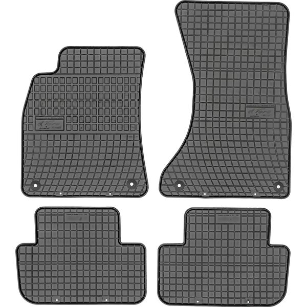 Frogum ET0728 Tappetini - Audi A4 B8 2008-2015, AV2 Anteriori - Installati-image