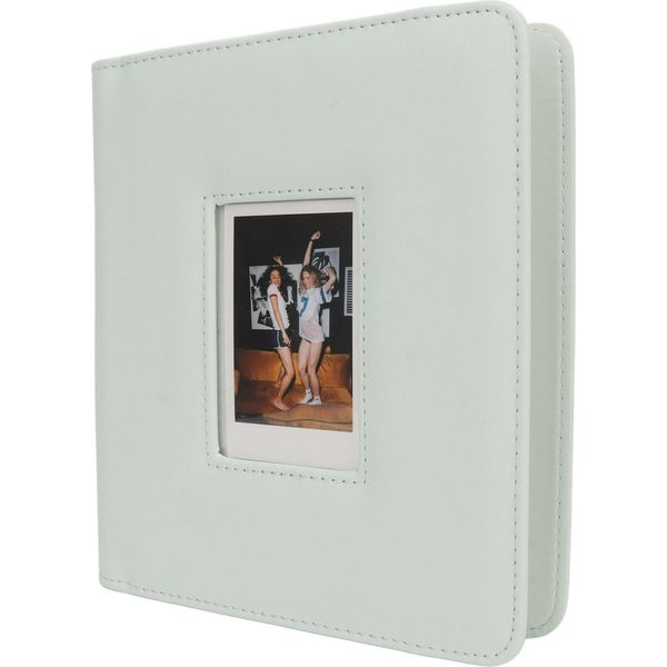 Album Fotografico Istantaneo 288 Tasche – Album Fotografico 2X3 Con Copertina Trasparente, Finto Cuoio, Per Schede Fotografiche Mini 12/11/9/3 Pollici, Verde-image