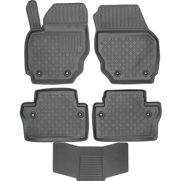 Tappetini Aristar 602583 + Cover 251992 - Volvo V70 Iii 2007-2016 / Volvo XC70 Ii 2007-2016 Stop. Montaggio Vlv Anteriore E Posteriore-image