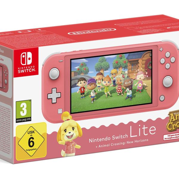 Nintendo Console Switch Lite + Animal Crossing: New Horizons Corallo-image