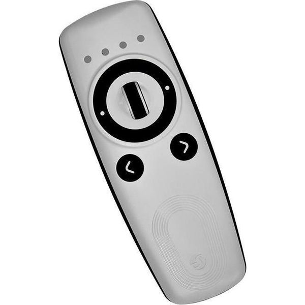 Telecomando Shelly Blu Zb, Telecomando Con Rotella Di Scorrimento Incluso Supporto, Zigbee, Bt, Bianco-image