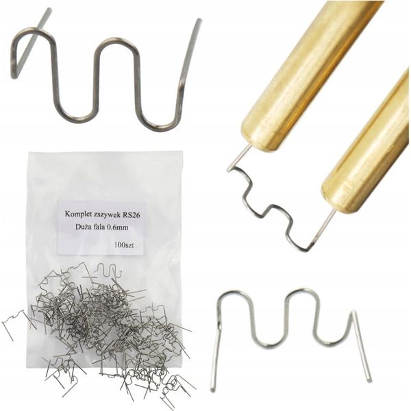 Graffette RS26 Graffette Per Saldatura Plastica Per Saldatrice Plastica 100 Pz.-image