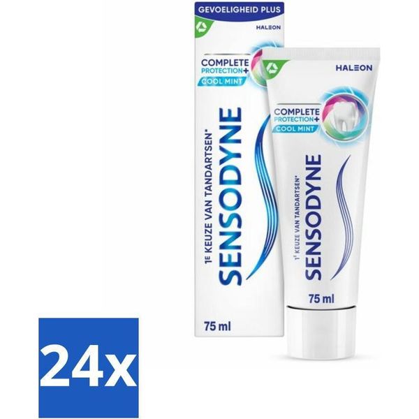 Sensodyne Dentifricio Protezione Completa + Menta Fresca 75 Ml - Confezione Risparmio - 24 Pezzi-image