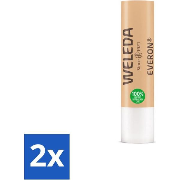 Weleda - Everon Lip Balm - Protezione Contro Il Freddo E Il Vento - Spf 4 - Confezione Risparmio - 2 Pezzi-image