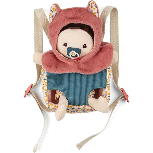 Lilliputiens Baby Jeanne Und Babytrage Rosa Rosa Taglia Unica-image
