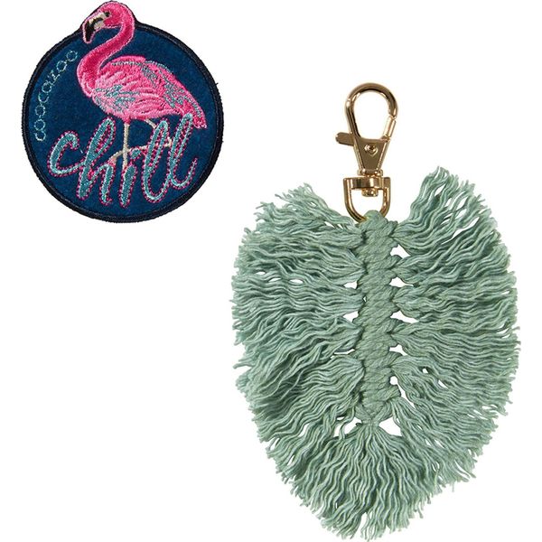 Coocazoo Pendente Accessori Per Lo Zaino Colour Up-Set (2 -Pezzi) Flamingo Rosa-image