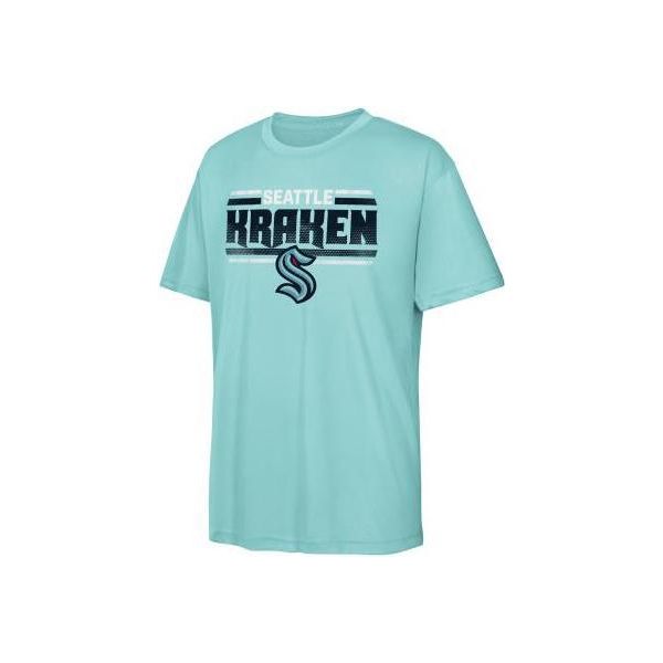 Outerstuff Electric Snipe Nhl Junior T-Shirt, Taglia: M, Seattle Kraken, 10-12 Anni-image