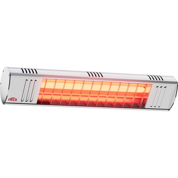 Riscaldatore A Infrarossi Term Short IP44 1500 Watt In Alluminio-image