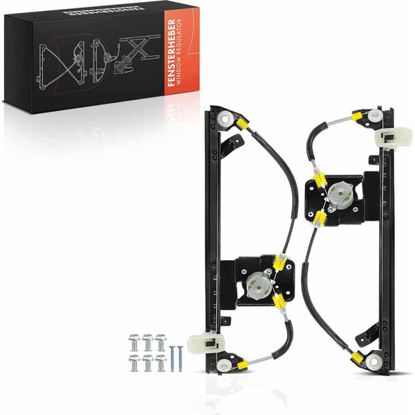 Frankberg 2X Regolatore Finestrino Anteriore Sinistro Destro Per Renault Modus/Grand F/JP0-image