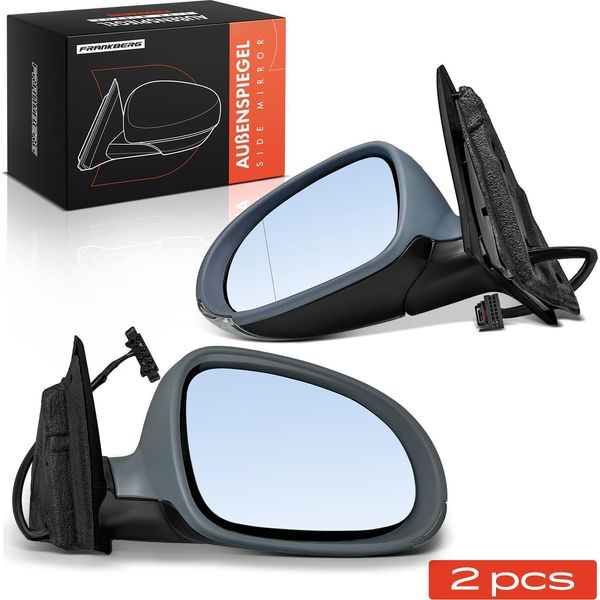 Frankberg 2X Specchio Esterno Sinistro Destro Per Vw Golf Vi V Variante AJ5 1K5-image