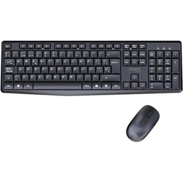 Tastiera Con Mouse Circa! X420B Nero Spagnolo Qwerty Spagnolo-image