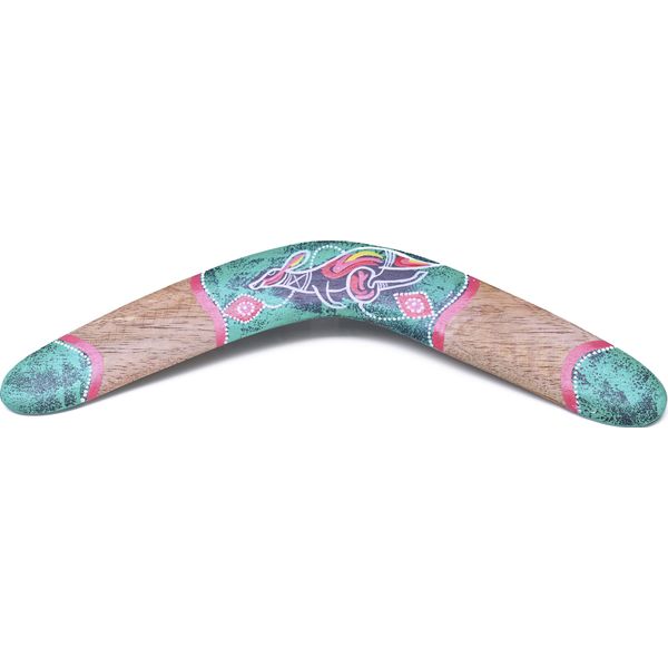Boomerang Canguro - Boomerang In Legno Da 40 Cm Con Motivo Canguro-image