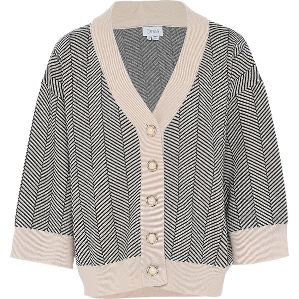 Maglione Da Donna Caneva - Nero Bianco Lana, M/L-image