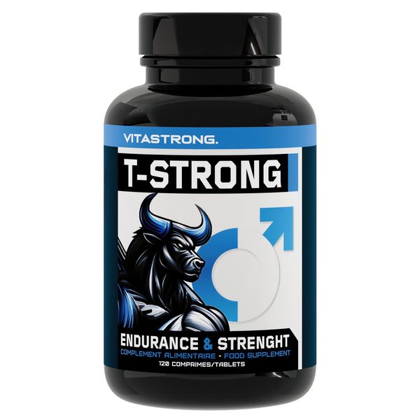 Maca Peruviana Vegana Con Arginina, Taurina E Zinco - T-Strong Forte, Supporto Di Energia E Vitalità, 90 Compresse-image