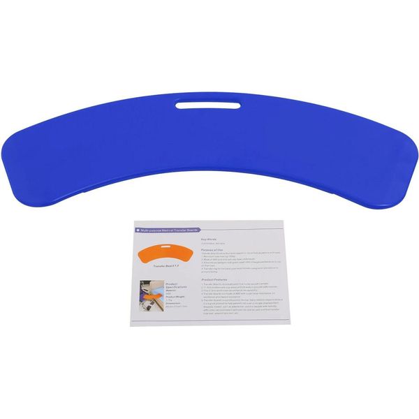 Pattino Di Trasferimento Per Pazienti - Pattino Di Trasferimento - Abs - Portata 150 Kg - Spessore 1 Cm - 1,7 Kg - Blu-image
