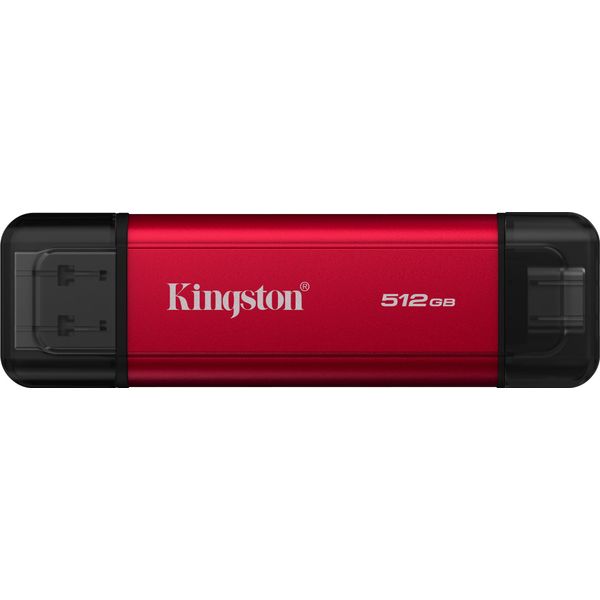 Kingston Technology 512GB Dual USB-A/C Portable Ssd, Up To 1050Mb/S Usb 3.2 Gen 2-image