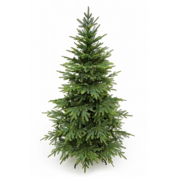 Albero Di Natale Artificiale In Abete Caucasico Naturale Pvc + Pe Altezza 190 Cm-image