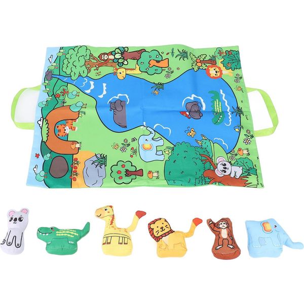 Set Di Gioco Sensoriale, Colori Didattici, Gioco Di Presa, Tappeto Gioco Con Animali, Giocattoli Per L'educazione Precoce Per Bambini Di Età Compresa Tra 1 E 3 Anni-image