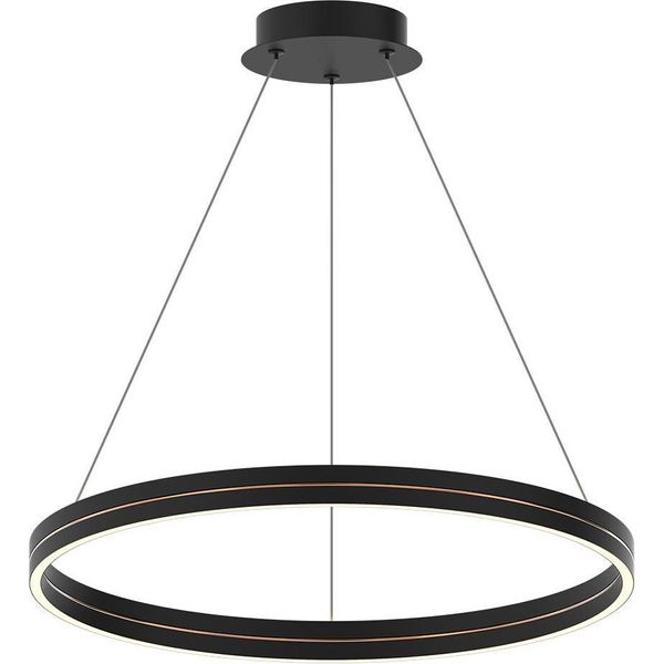 Milagro Lampada A Sospensione Led Gravity Nero 36W-image