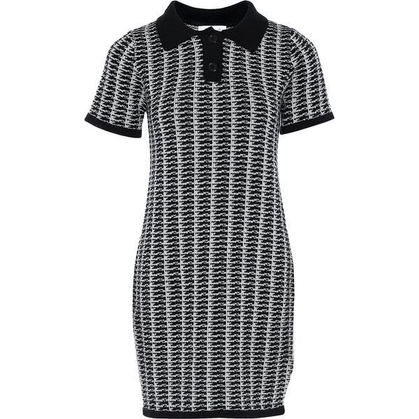 Maglione Da Donna Caneva - A Quadri Neri, Xl/Xxl-image
