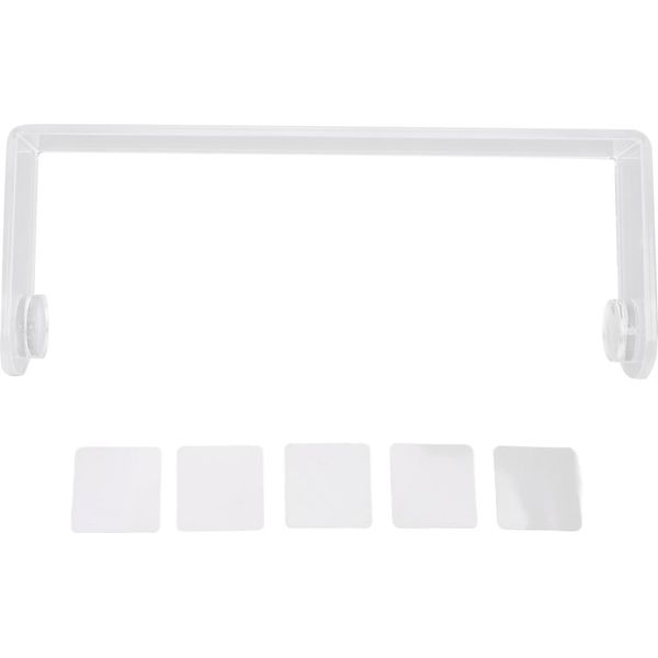 Porta Asciugamani Di Carta In Acrilico Sotto L'armadio, Rack Autoadesivo, Dispenser Di Rotoli Da Cucina Per Il Bagno, Trasparente-image