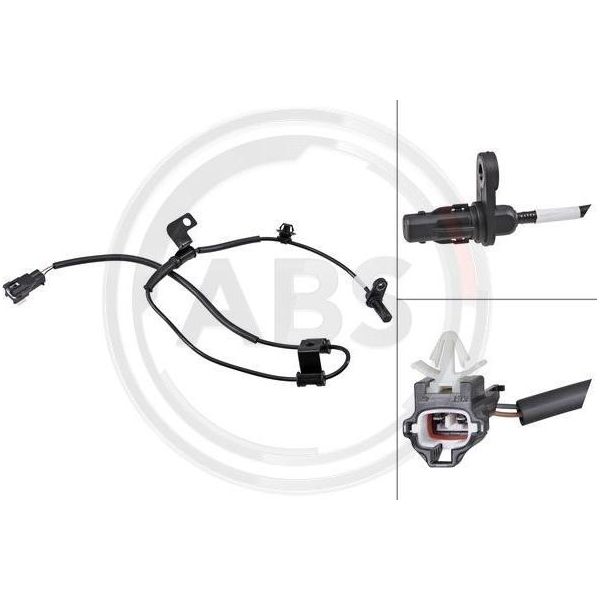 A.B.S. 31857 Sensore Velocità Ruota Oe 598103S900 Compatibile Con Sonata-image