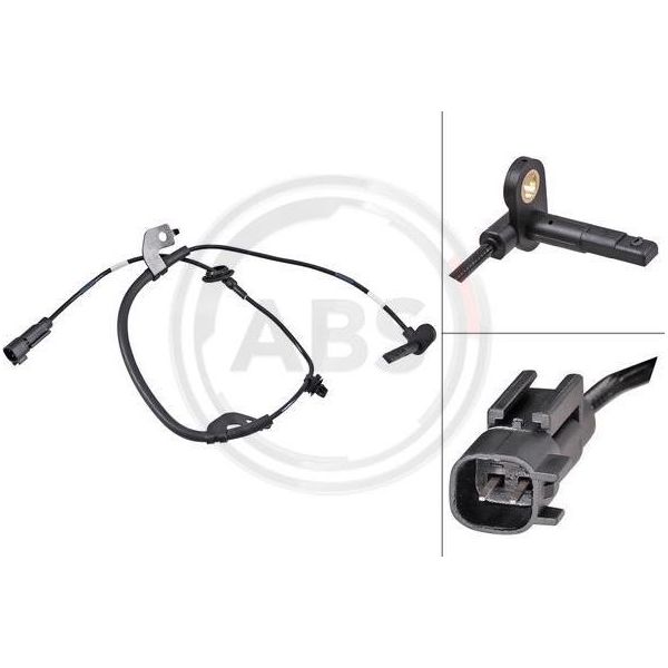 A.B.S. 31672 Sensore Velocità Ruota Oe 4670A204 Compatibile Con Lancer-image